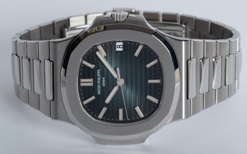 Front View of Nautilus 'Blue Dial'