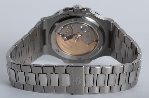 Rear / Band View of Nautilus 'Blue Dial'