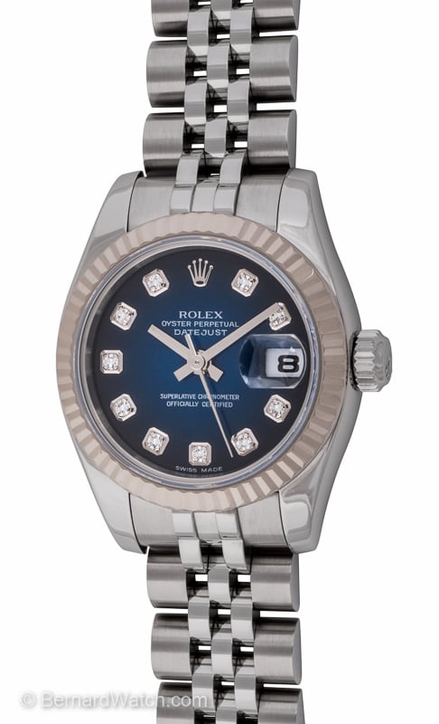 Rolex - Ladies Datejust : 179174 : SOLD OUT : Diamond blue