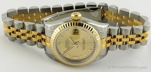 Front View of Ladies Datejust