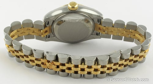 Rear / Band View of Ladies Datejust