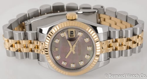 Front View of Ladies Datejust