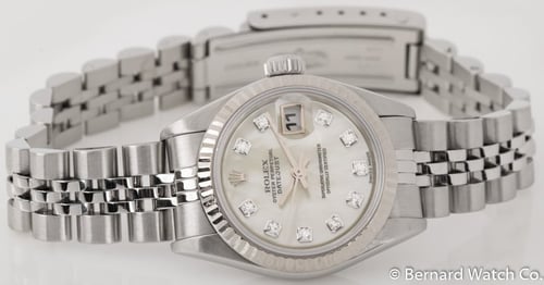 Front View of Ladies Datejust