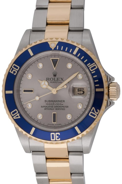 Rolex - Submariner Date ''Serti'' 16613