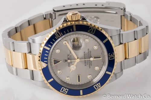 Front View of Submariner Date 'Serti'