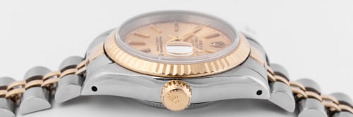 Crown Side Shot of Ladies Datejust