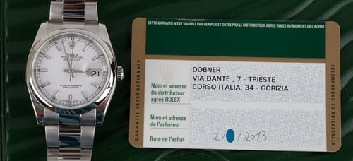 Paper shot of Datejust