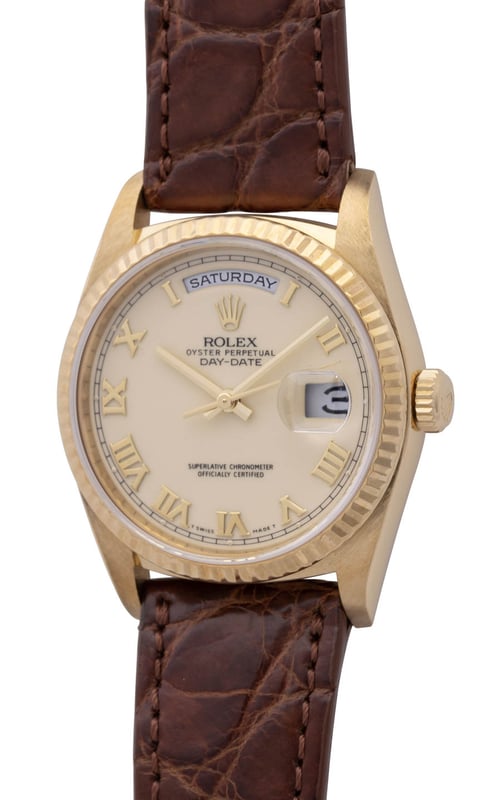 レオン Rolex Day-Date President 18238 - SOLD OUT - 1991 Ivory (Enamel