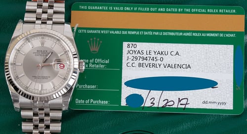 Paper shot of Datejust