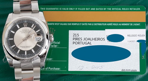 Paper shot of Datejust 36