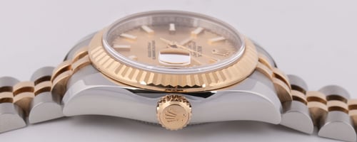 Crown Side Shot of Ladies Datejust