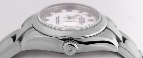 Crown Side Shot of Ladies Datejust