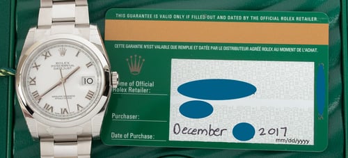Paper shot of Datejust