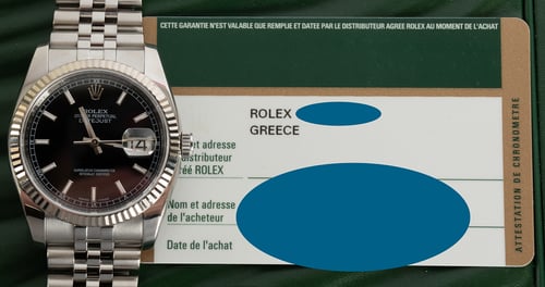 Paper shot of Datejust