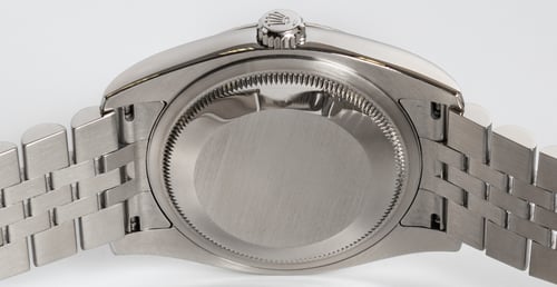 Caseback of Datejust