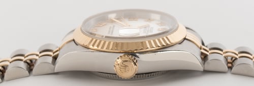Crown Side Shot of Ladies Datejust