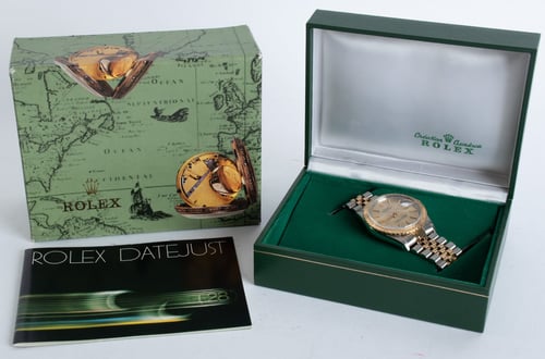 Box / Paper shot of Datejust Turn-O-Graph 'Thunderbird'