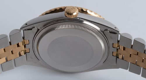 Caseback of Datejust Turn-O-Graph 'Thunderbird'
