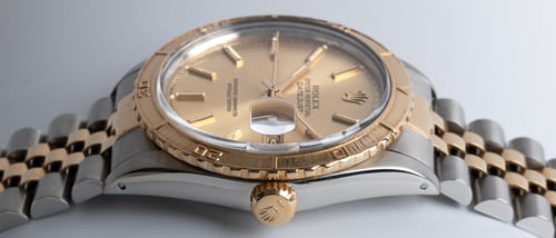 Crown Side Shot of Datejust Turn-O-Graph 'Thunderbird'