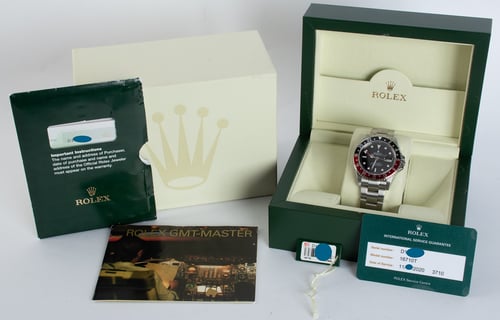 Box / Paper shot of GMT-Master II