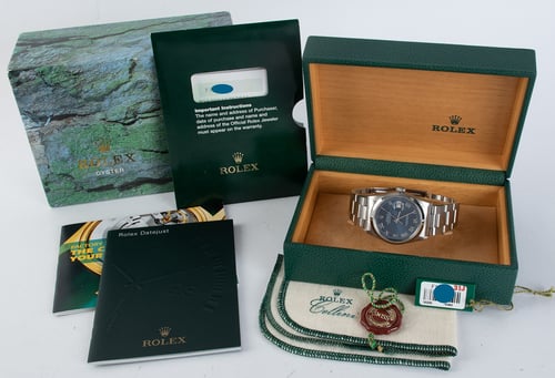 Box / Paper shot of Datejust 36