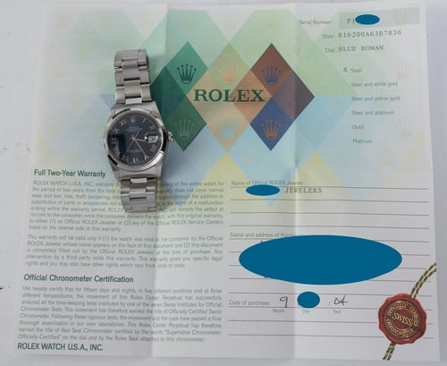 Paper shot of Datejust 36