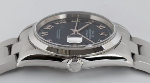 Crown Side Shot of Datejust 36