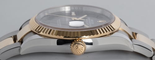 Crown Side Shot of Datejust 36 'Wimbledon'