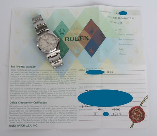 Paper shot of Datejust 36