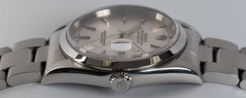 Crown Side Shot of Datejust 36