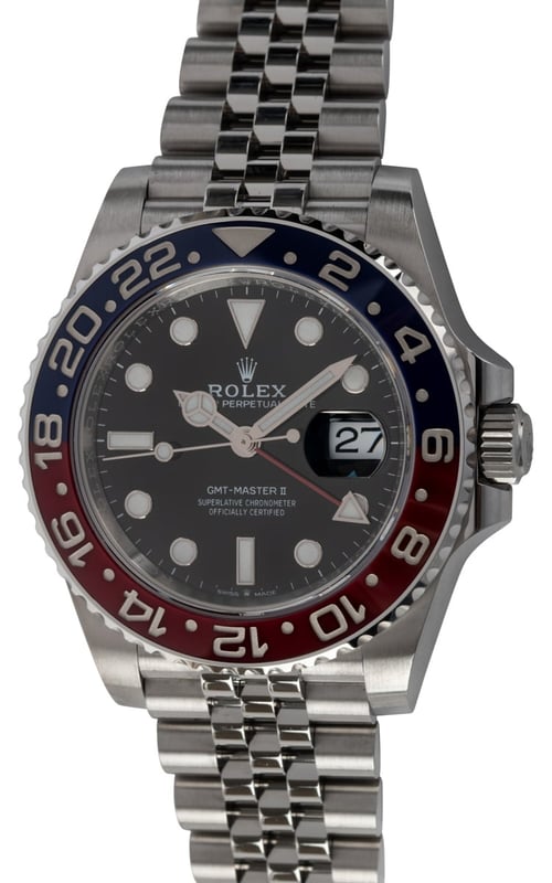 ヨッシーページ Rolex GMT Master II Pepsi 126710 BLRO Steel Jubilee Calibre