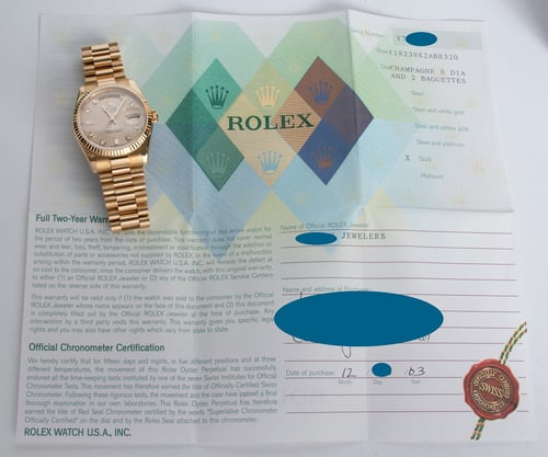 Paper shot of Day-Date President