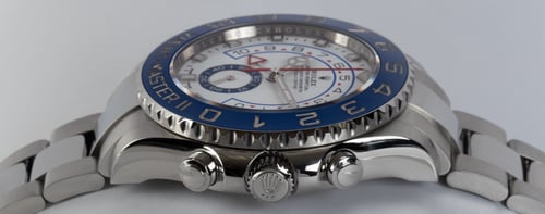 Crown Side Shot of Yacht-Master II - Mark II dial