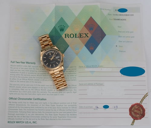 Paper shot of Day-Date President