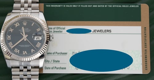 Paper shot of Datejust 36