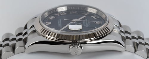 Crown Side Shot of Datejust 36