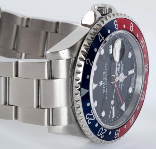 Dial Shot of GMT-Master II 'Pepsi'