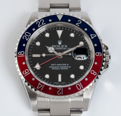 Front Shot  of GMT-Master II 'Pepsi'