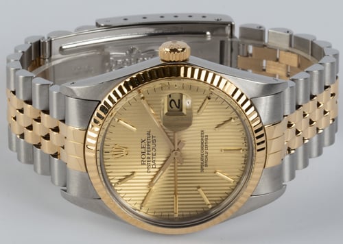 Front View of Datejust 36 'American Psycho'