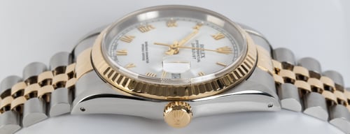 Crown Side Shot of Datejust 36