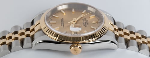 Crown Side Shot of Datejust 36