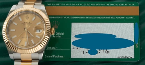 Paper shot of Datejust II