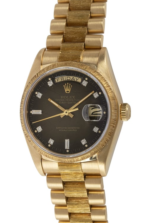 Rolex - Day-Date President : 18078 : SOLD OUT : Diamond crazed