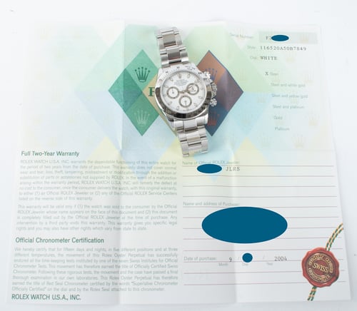 Paper shot of Daytona Cosmograph
