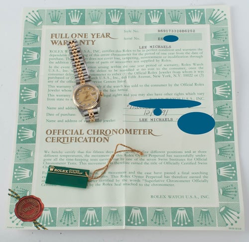 Paper shot of Ladies Datejust 26