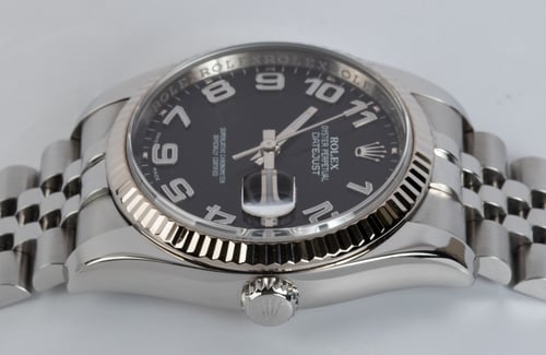 Crown Side Shot of Datejust 36