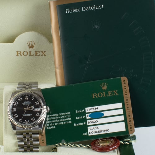 View in Box of Datejust 36