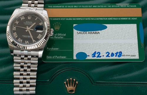 Paper shot of Datejust 36
