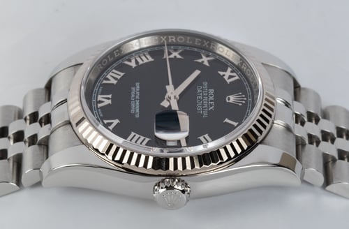 Crown Side Shot of Datejust 36