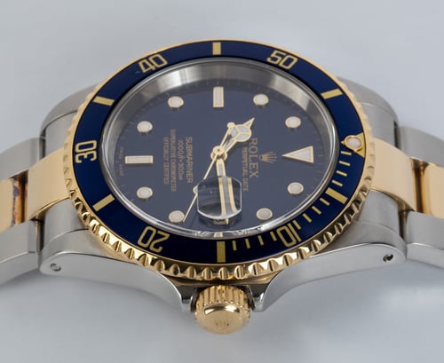 Crown Side Shot of Submariner Date